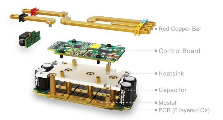 high current PCB Component placement