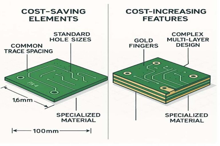 PCB cost saving
