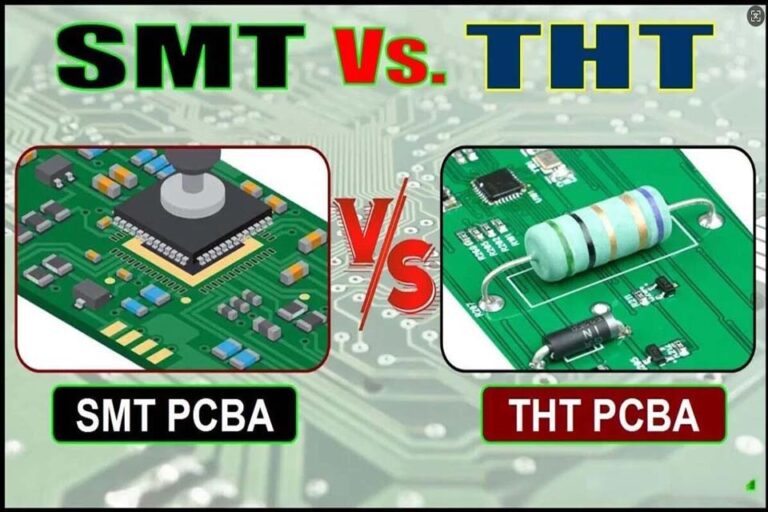 SMT PCBA e THT PCBA