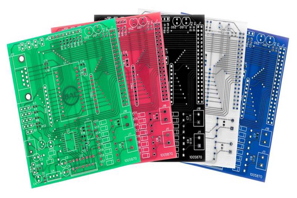 different solder mask color